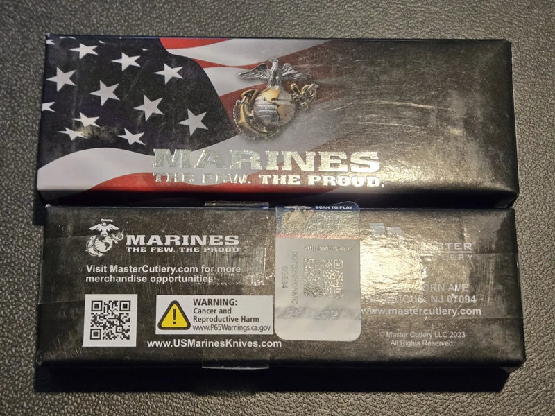 USMC Folding Pocket Knife – Marines “The Few The Proud” Logo – New in Box - Other
