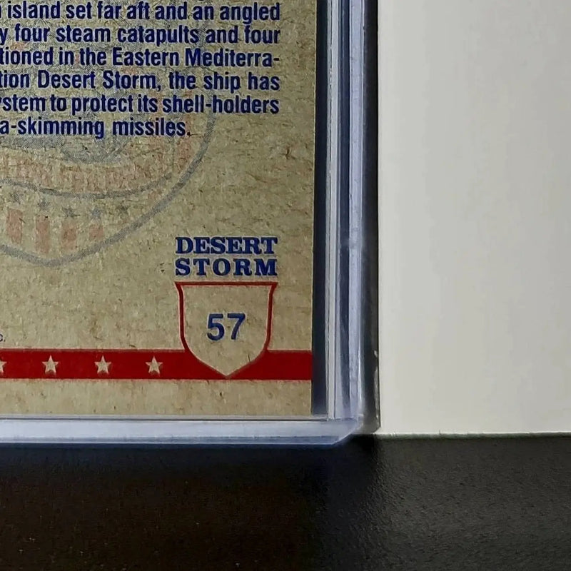 USS America 1991 Topps Desert Storm #57 Card