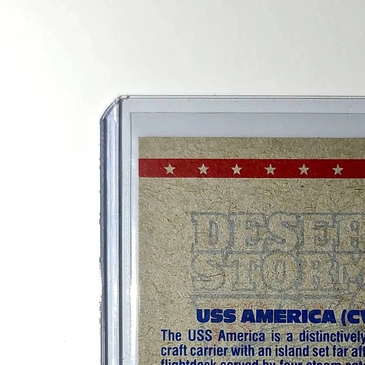 USS America 1991 Topps Desert Storm #57 Card