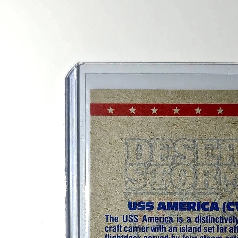 USS America 1991 Topps Desert Storm #57 Card