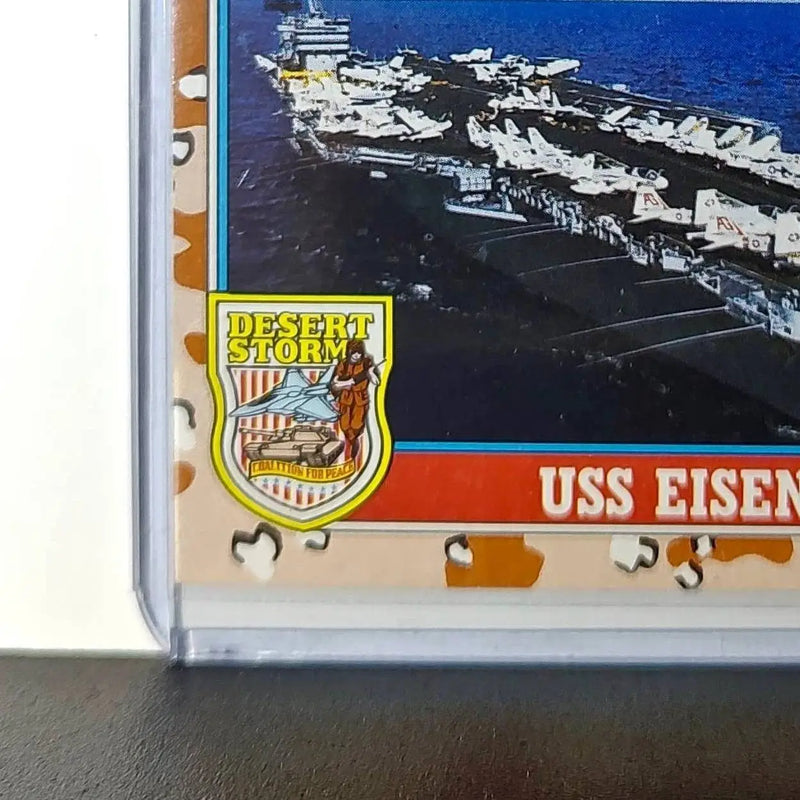 USS Dwight D. Eisenhower 1991 Topps Desert Storm #120 Card - Other