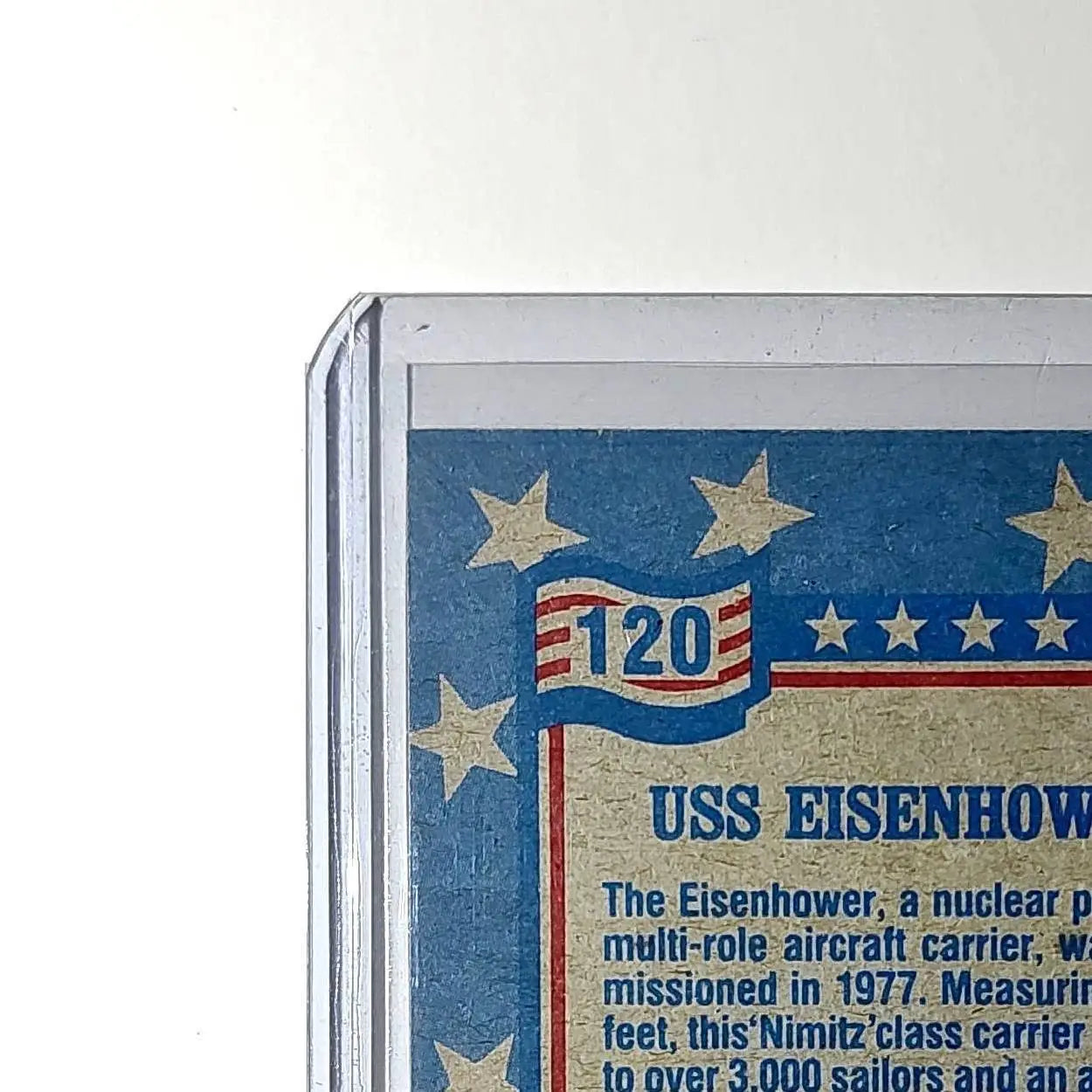USS Dwight D. Eisenhower 1991 Topps Desert Storm #120 Card - Other