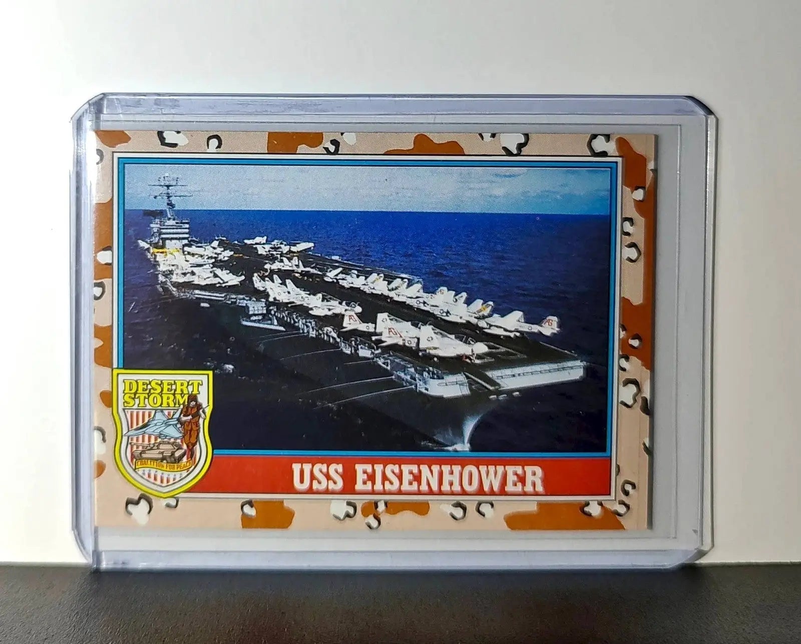 USS Dwight D. Eisenhower 1991 Topps Desert Storm #120 Card - Other