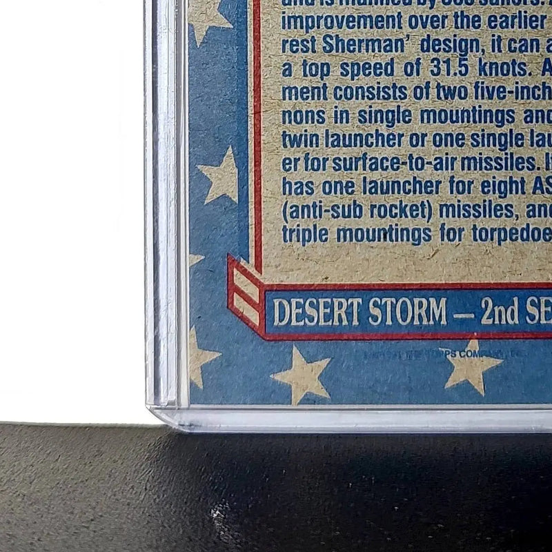 USS Goldsborough 1991 Topps Desert Storm #123 Card