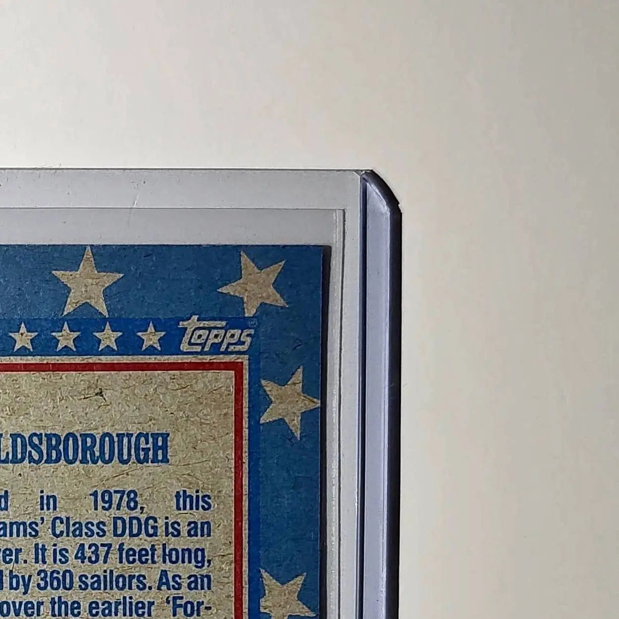 USS Goldsborough 1991 Topps Desert Storm #123 Card