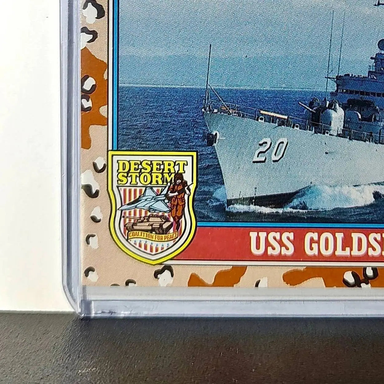USS Goldsborough 1991 Topps Desert Storm #123 Card