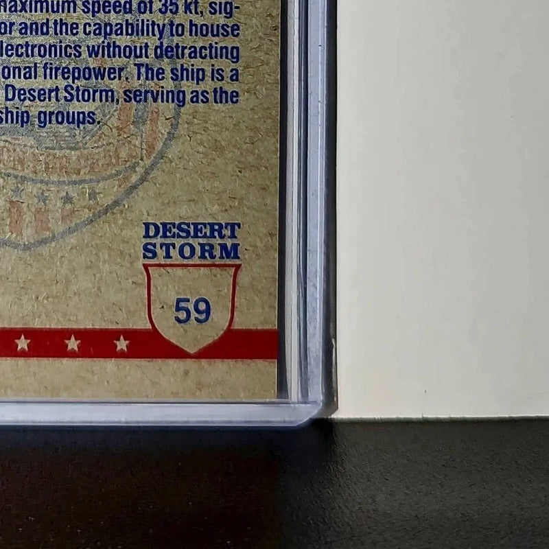 USS Iowa 1991 Topps Desert Storm #59 Card