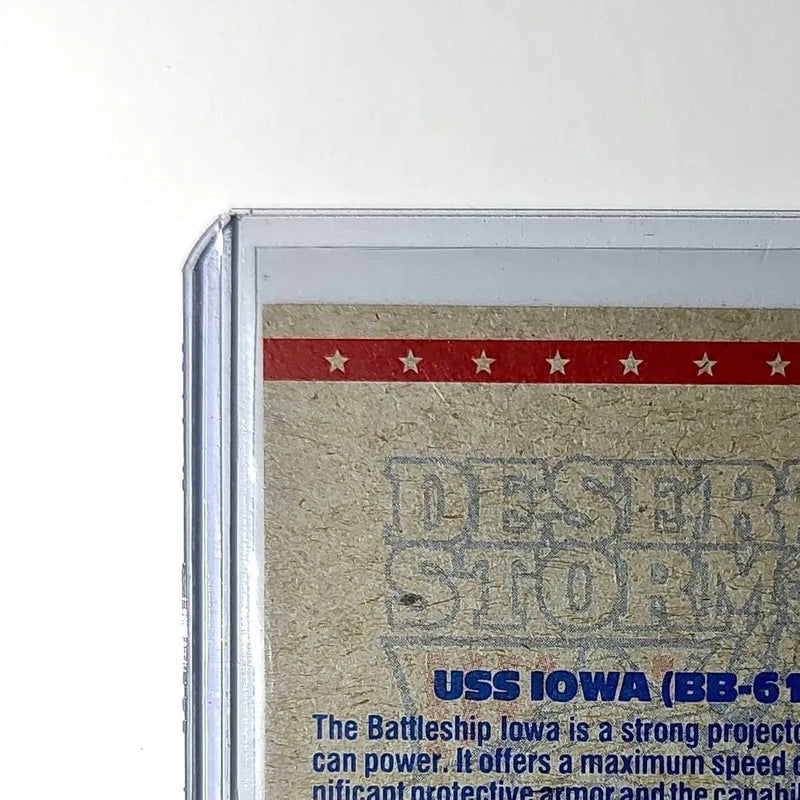 USS Iowa 1991 Topps Desert Storm #59 Card