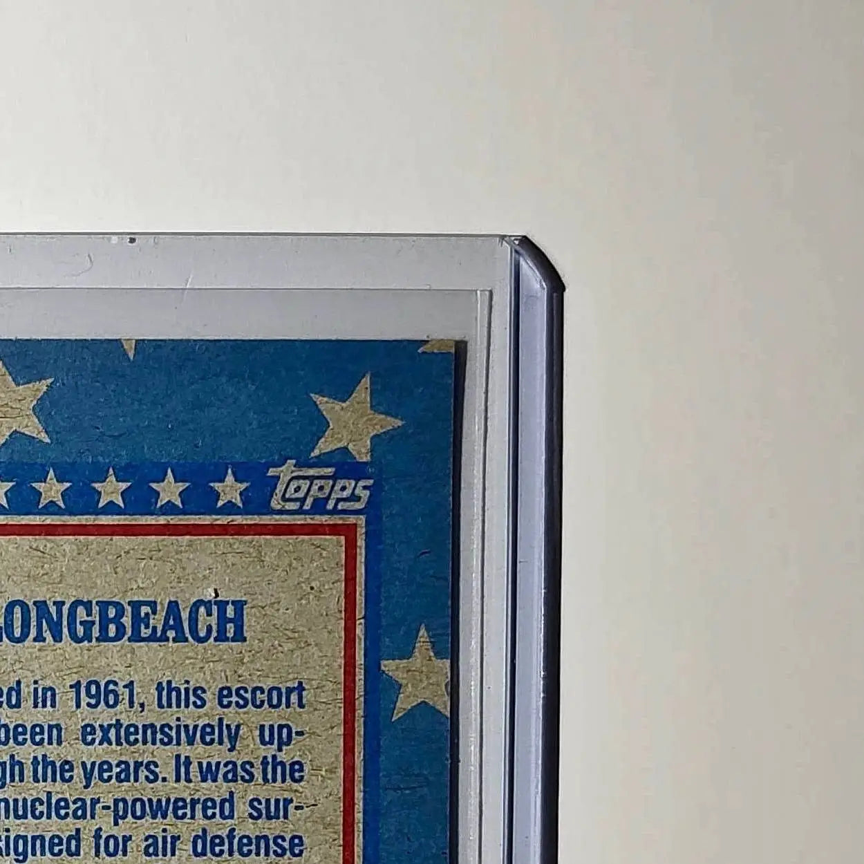 USS Long Beach 1991 Topps Desert Storm #121 Card