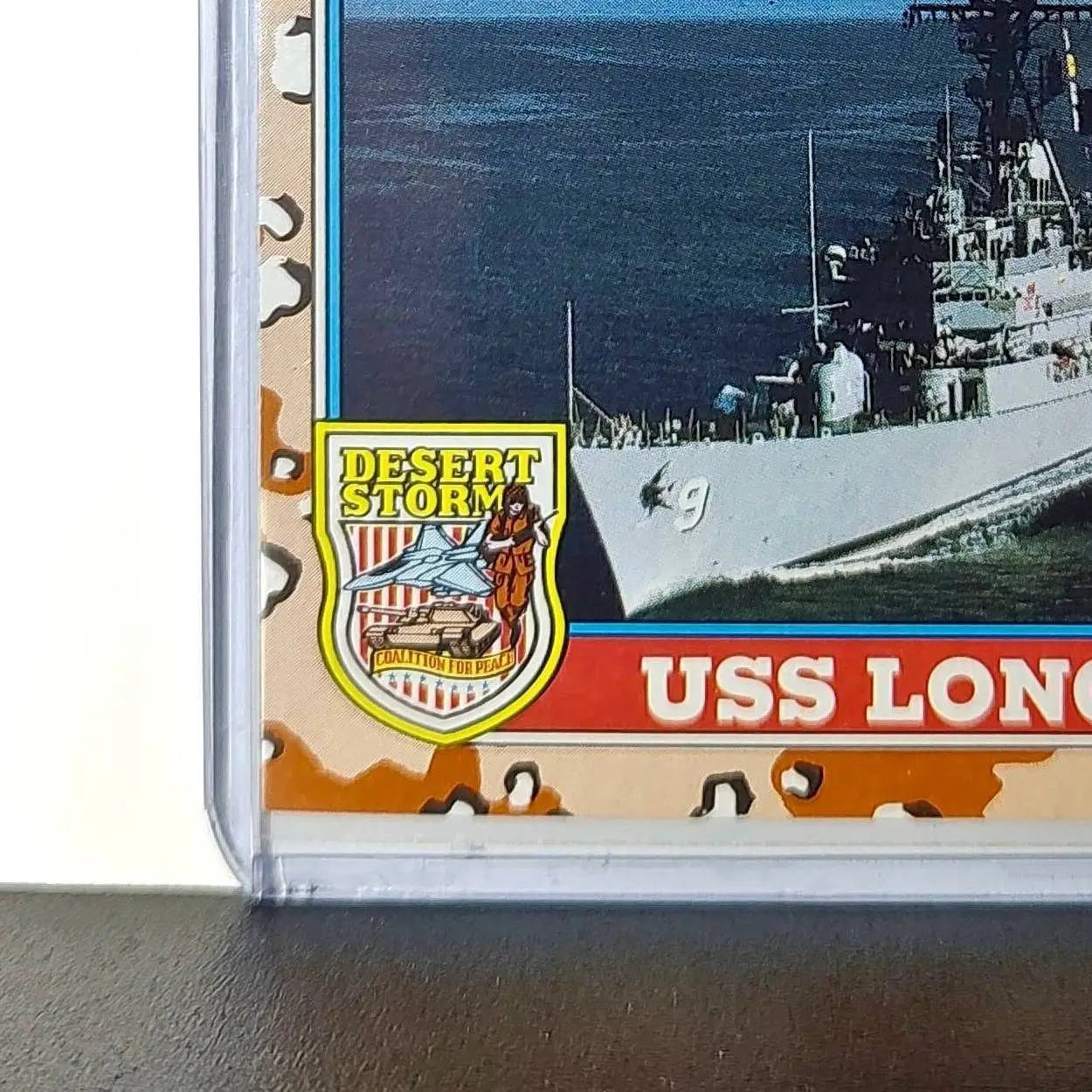 USS Long Beach 1991 Topps Desert Storm #121 Card