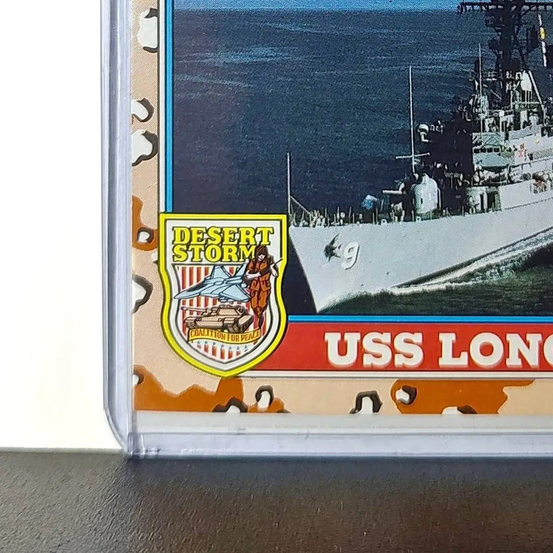 USS Long Beach 1991 Topps Desert Storm #121 Card