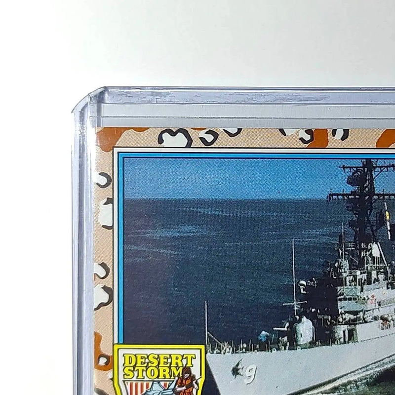 USS Long Beach 1991 Topps Desert Storm #121 Card