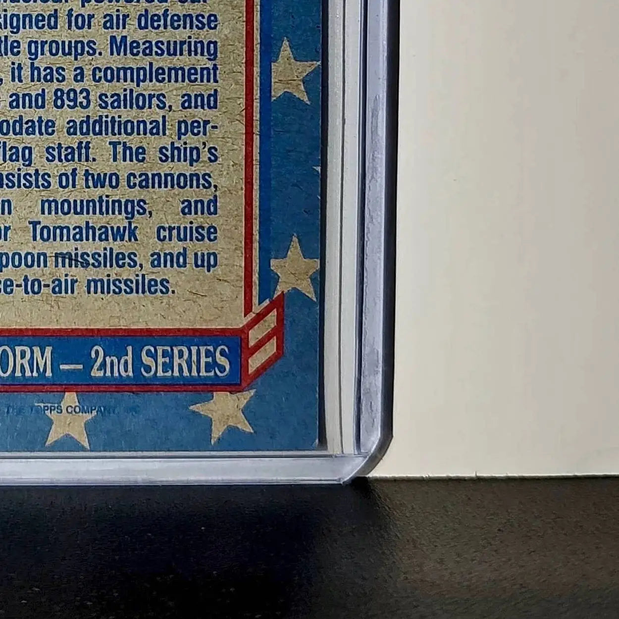 USS Long Beach 1991 Topps Desert Storm #121 Card