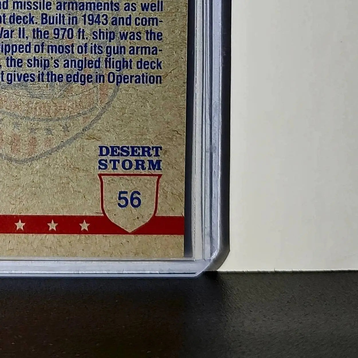 USS Midway 1991 Topps Desert Storm #56 Card - Other