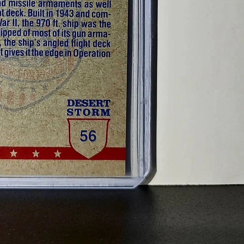 USS Midway 1991 Topps Desert Storm #56 Card - Other