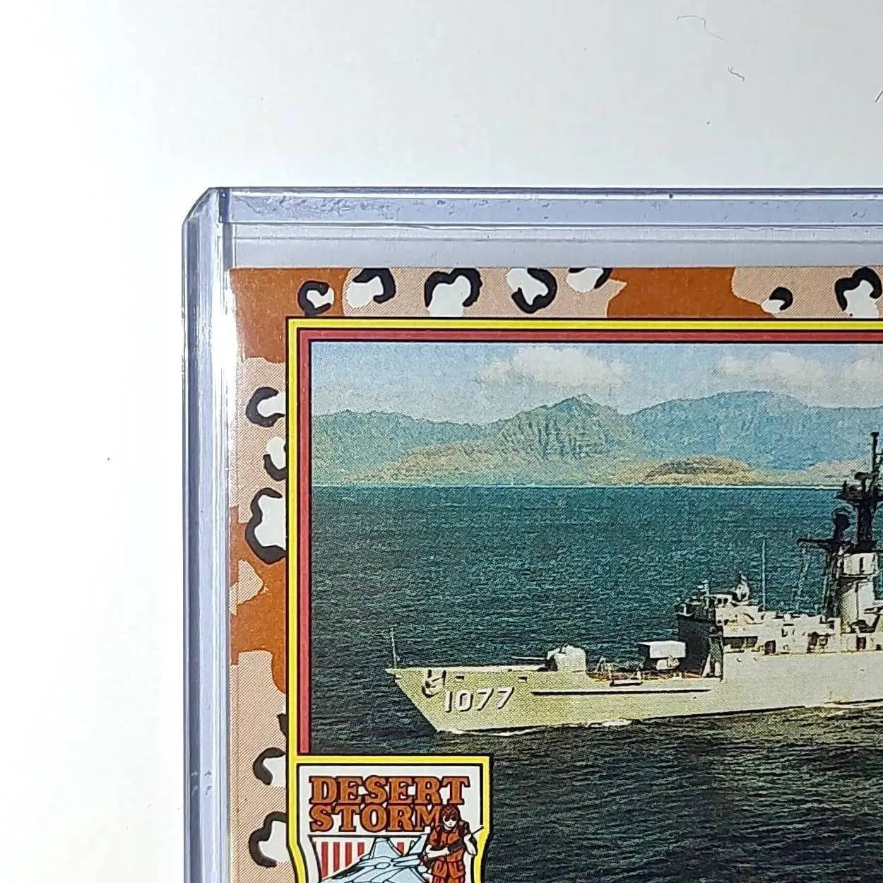 USS Ouellet (Frigate) 1991 Topps Desert Storm #61 Card