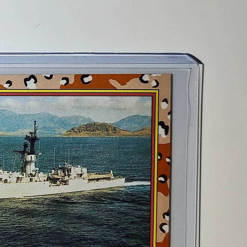 USS Ouellet (Frigate) 1991 Topps Desert Storm #61 Card