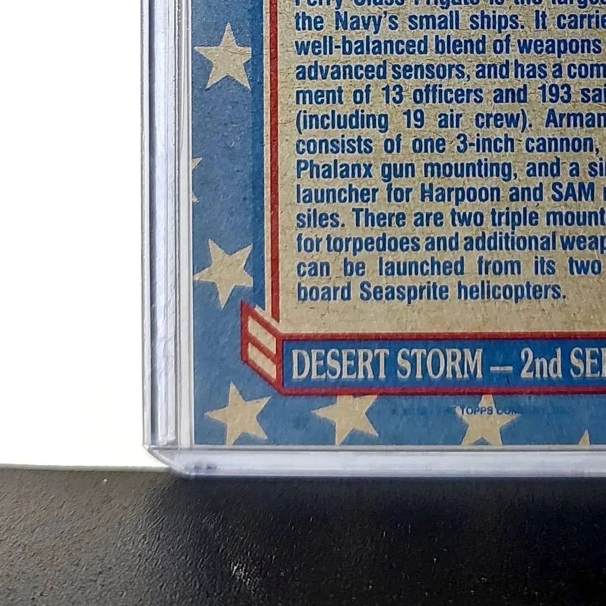 USS Sides 1991 Topps Desert Storm #126 Card