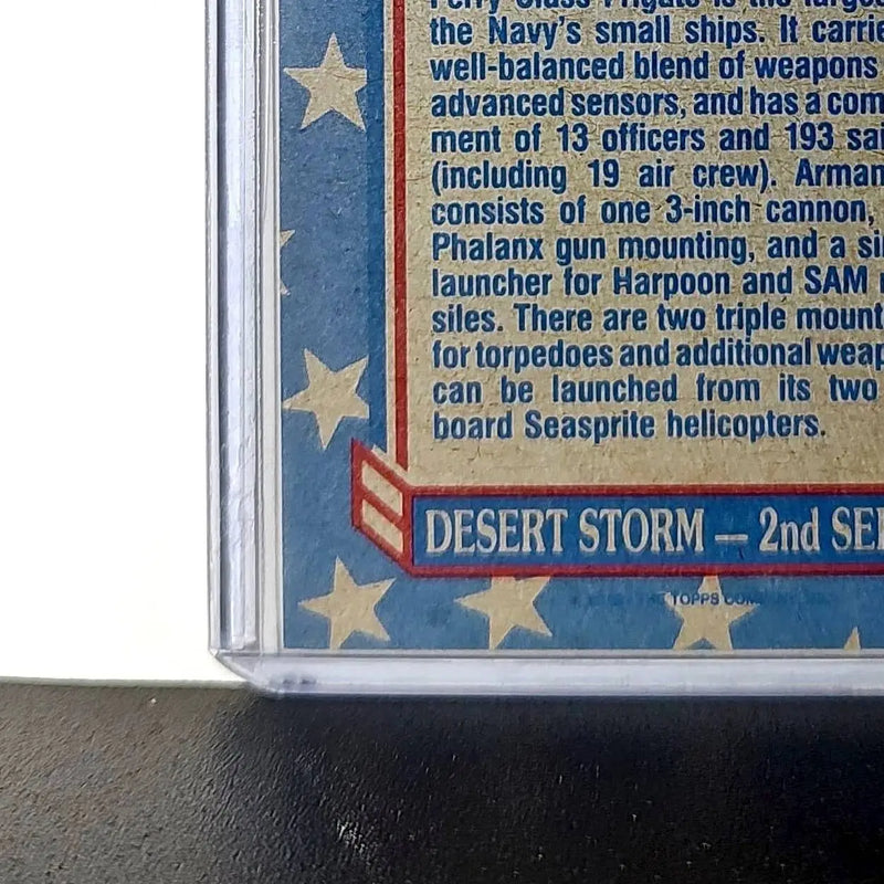 USS Sides 1991 Topps Desert Storm #126 Card