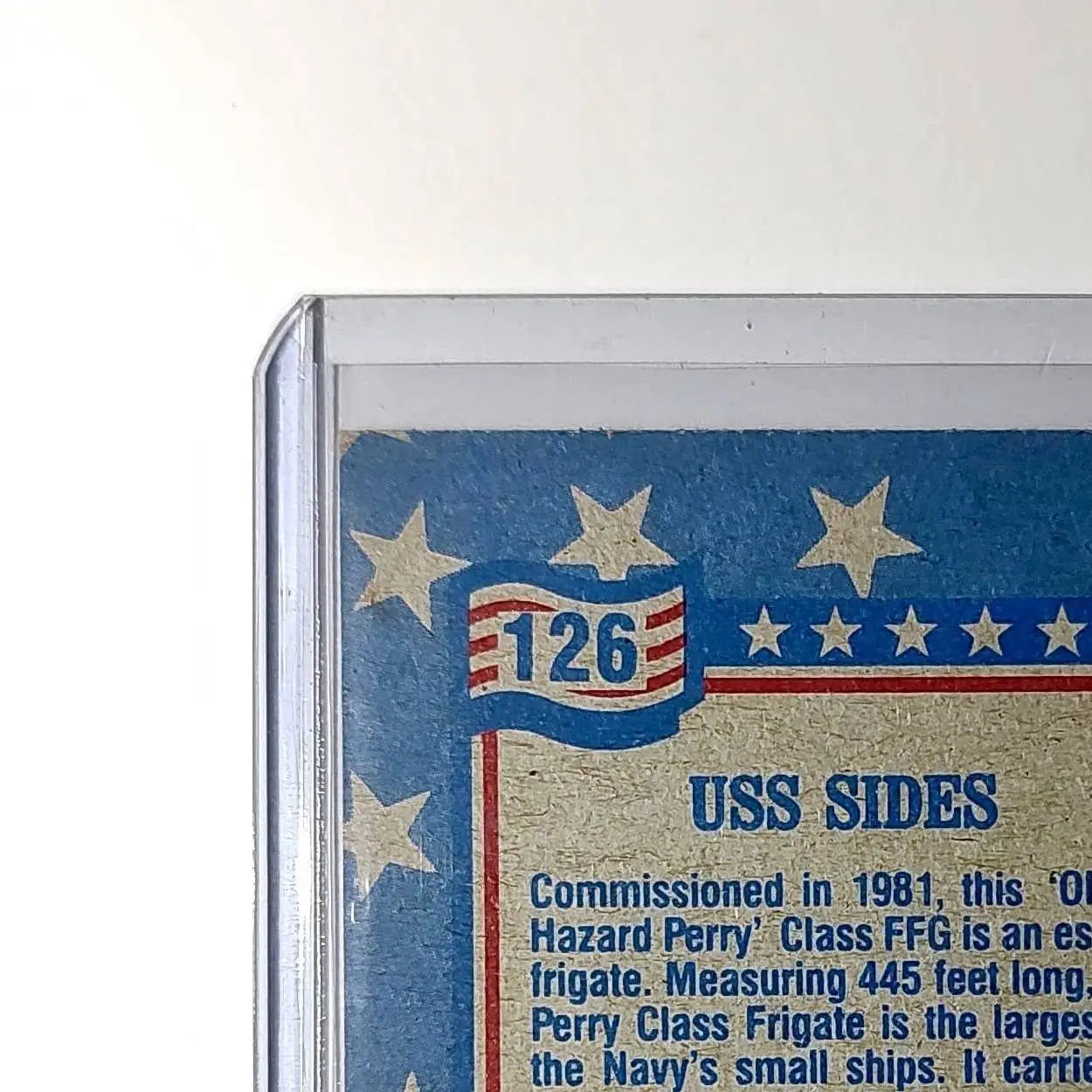 USS Sides 1991 Topps Desert Storm #126 Card