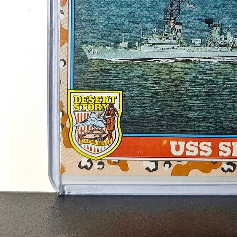 USS Sides 1991 Topps Desert Storm #126 Card