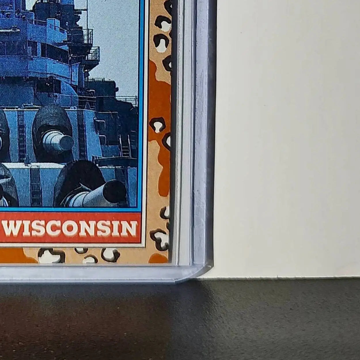 USS Wisconsin 1991 Topps Desert Storm #122 Card - Non-Sports Card Single