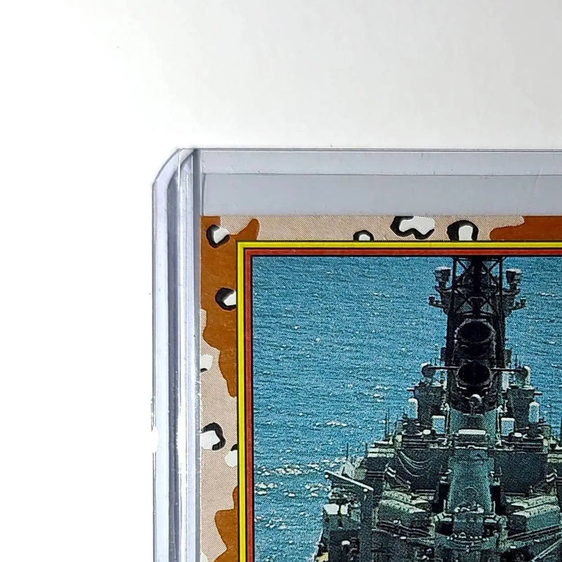 USS Wisconsin 1991 Topps Desert Storm #60 Card - Non-Sports Card Single