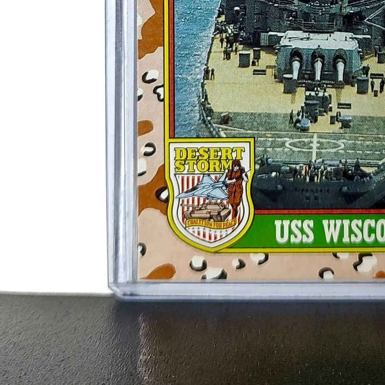 USS Wisconsin 1991 Topps Desert Storm #60 Card - Non-Sports Card Single