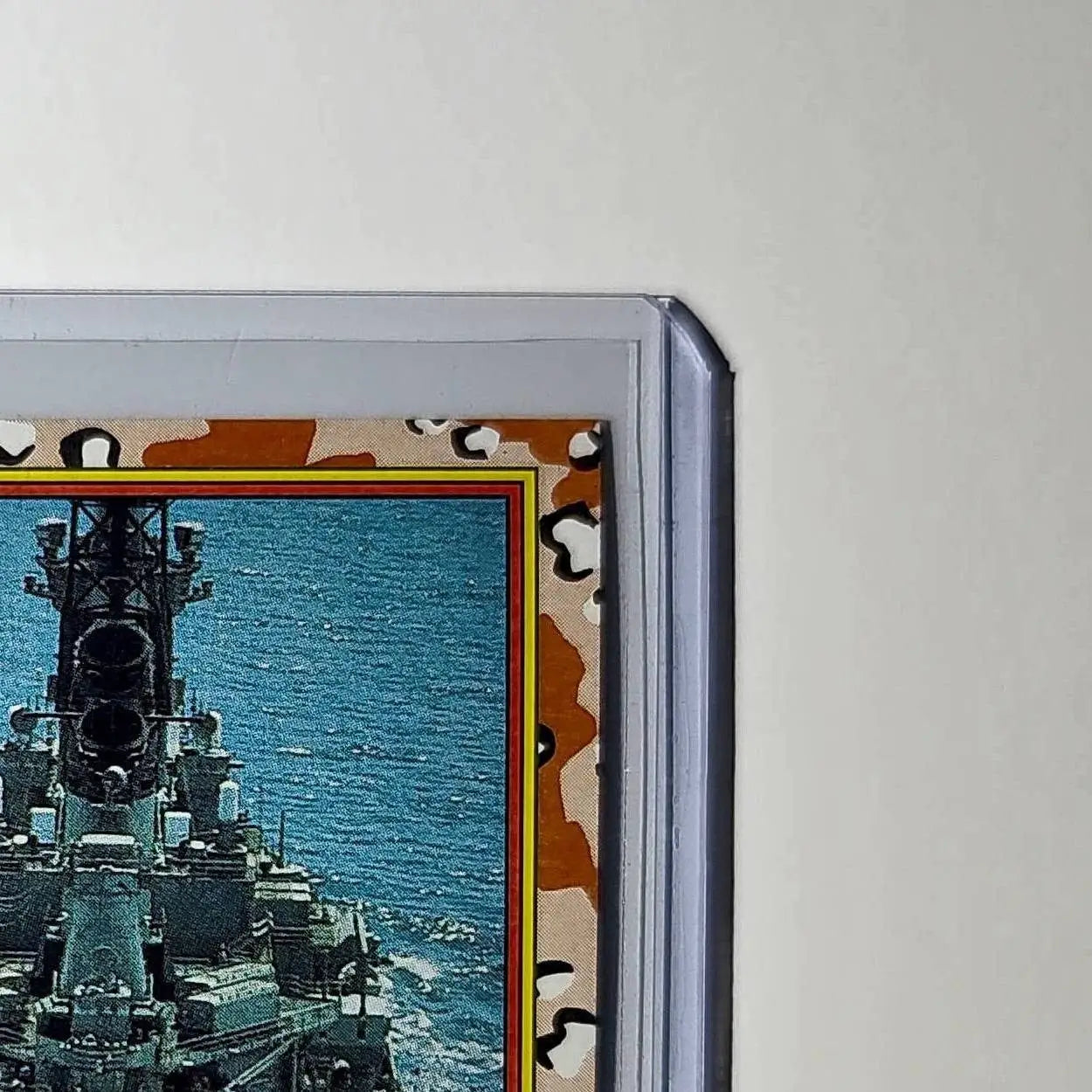 USS Wisconsin 1991 Topps Desert Storm #60 Card - Non-Sports Card Single