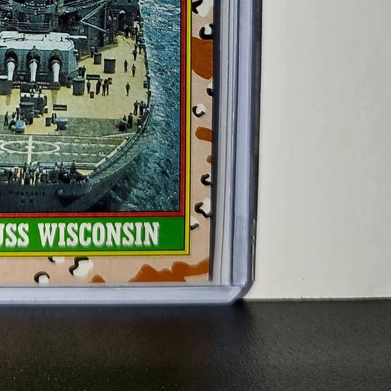 USS Wisconsin 1991 Topps Desert Storm #60 Card - Non-Sports Card Single