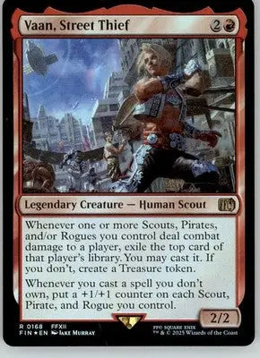 Vaan Street Thief - FINAL FANTASY - 168 - Foil NM Magic: The Gathering - Magic Card Single