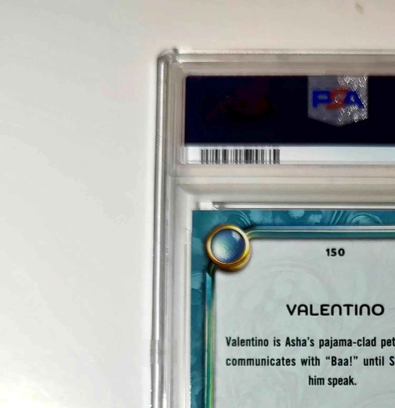 Valentino 2025 Topps Disney Wonder #150 Diamond Card Wish PSA 9 - Non-Sports Card Single