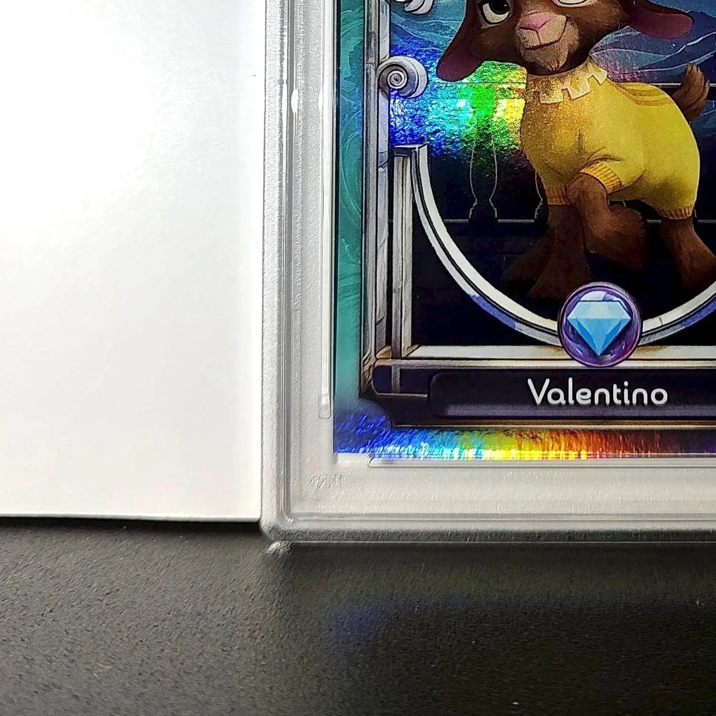 Valentino 2025 Topps Disney Wonder #150 Diamond Card Wish PSA 9 - Non-Sports Card Single