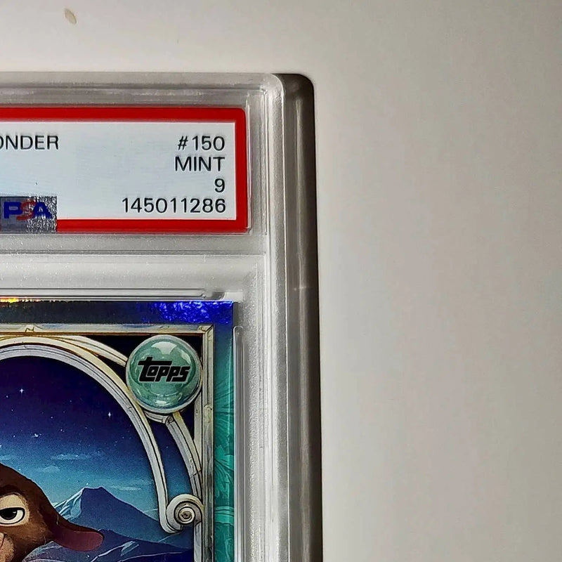 Valentino 2025 Topps Disney Wonder #150 Diamond Card Wish PSA 9 - Non-Sports Card Single