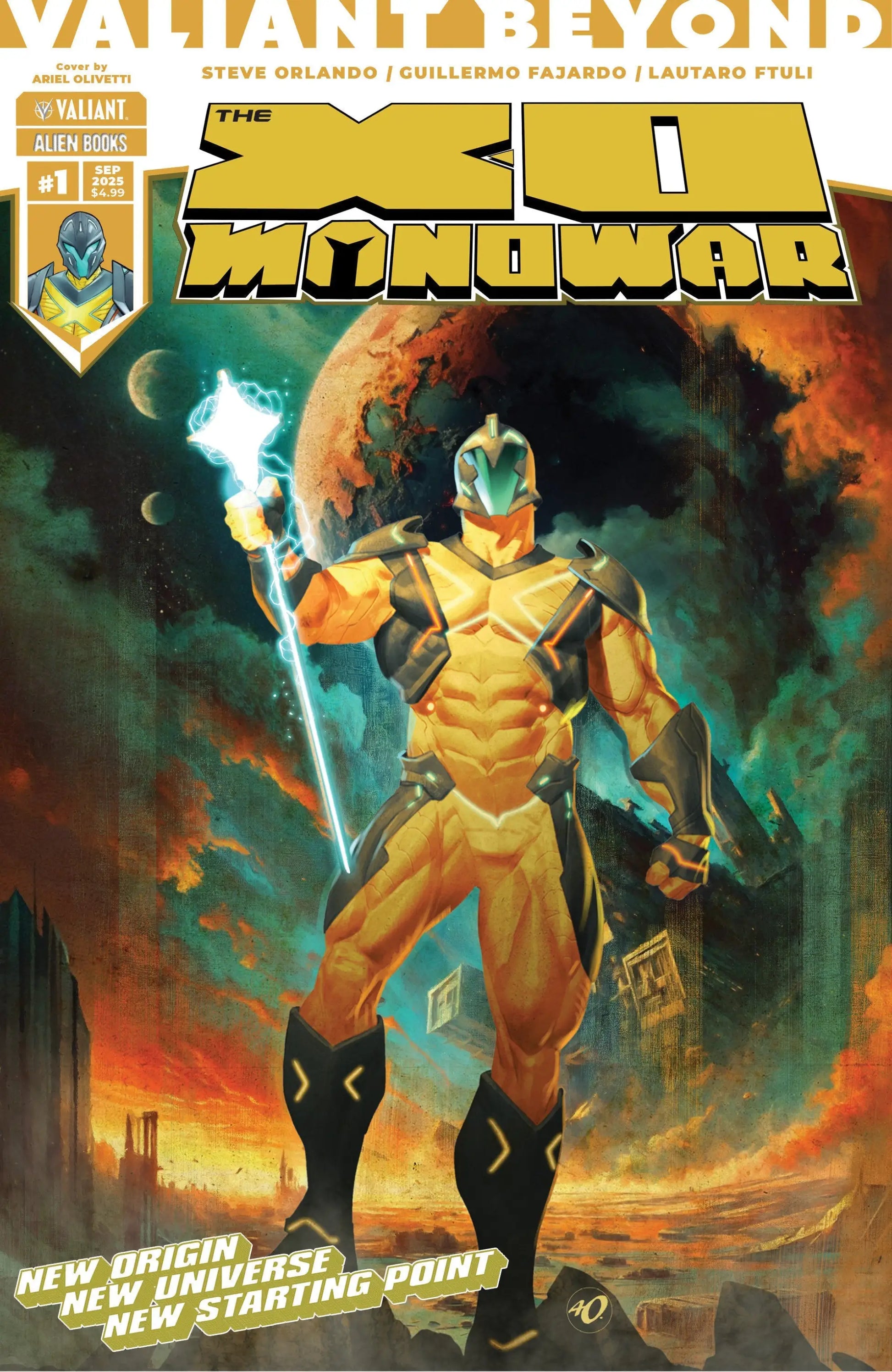 Valiant Beyond: The X O Manowar #1 Cover A (Olivetti) - Comic Book