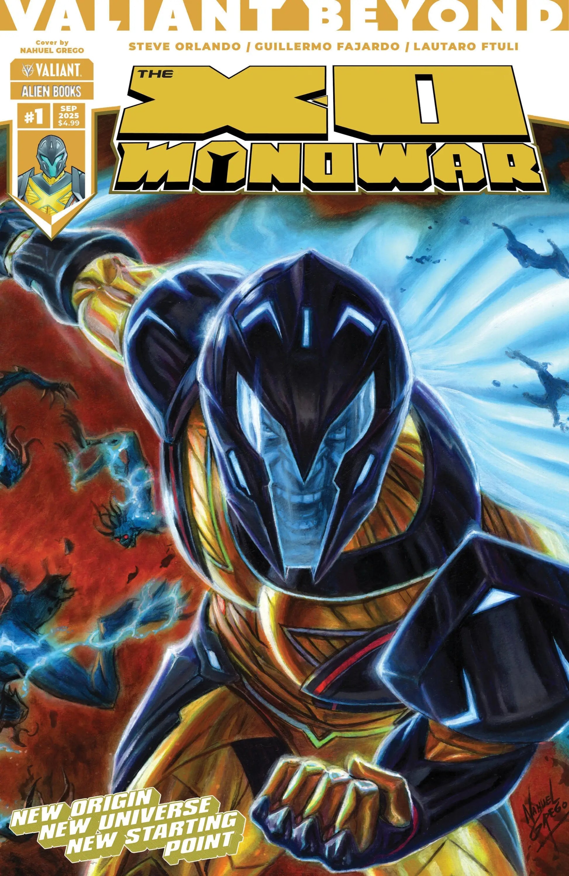 Valiant Beyond: The X O Manowar #1 Variant B (Grego Wraparound Variant) - Comic Book