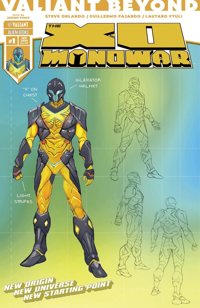 Valiant Beyond: The X O Manowar #1 Variant D (Ponce Design Variant) - Comic Book