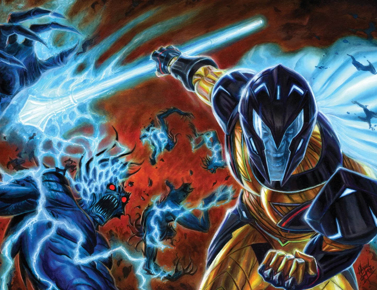Valiant Beyond: The X O Manowar #1 Variant F (Grego Wraparound Full Art) - Comic Book