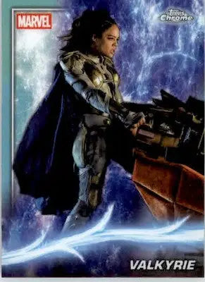 Valkyrie - 2025 Topps Chrome Marvel Studios - #74 - Rainbow Refractor Non_sport - Marvel Card Single