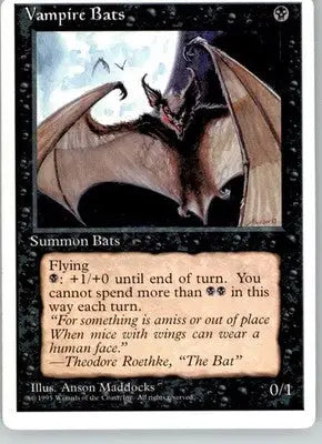 Vampire Bats - Fourth Edition ALTERNATE - LP Magic: The Gathering - Magic Card Single