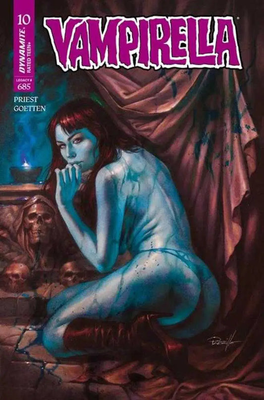 Vampirella #10 Cover M Lucio Parrillo Ultraviolet Foc Bonus Variant - Back Issues