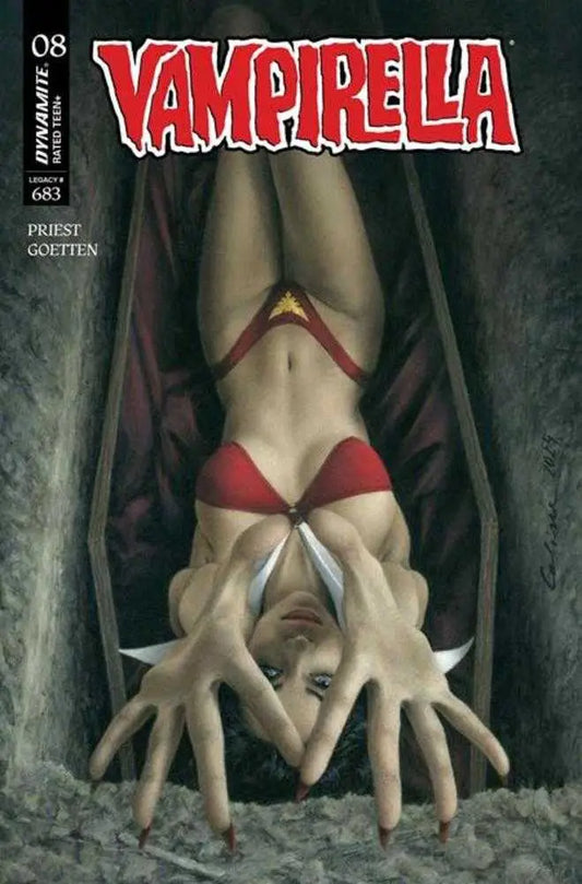 Vampirella #8 Cover G 1 in 10 Celina Original Variant - Comic Book