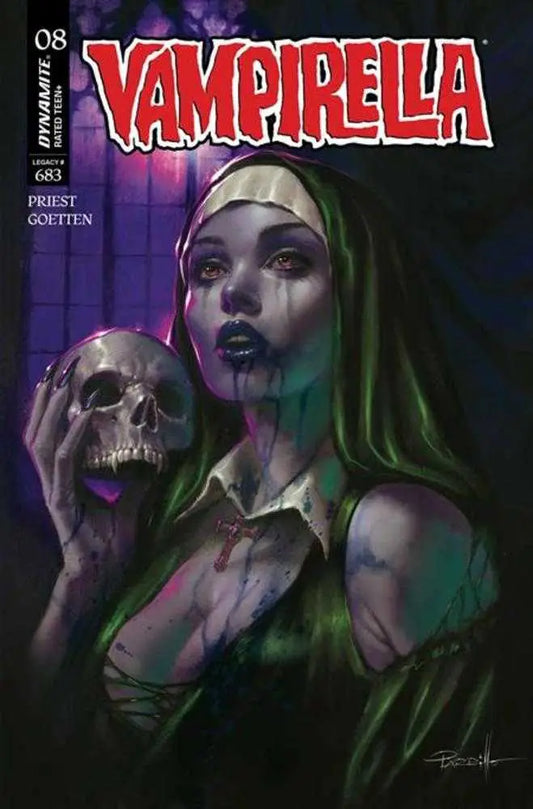 Vampirella #8 Cover N Lucio Parrillo Ultraviolet Foc Bonus Variant - Comic Book