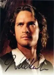 Portrait of Will Kemp in Van Helsing, featured on a Wolf Man Autograph Card