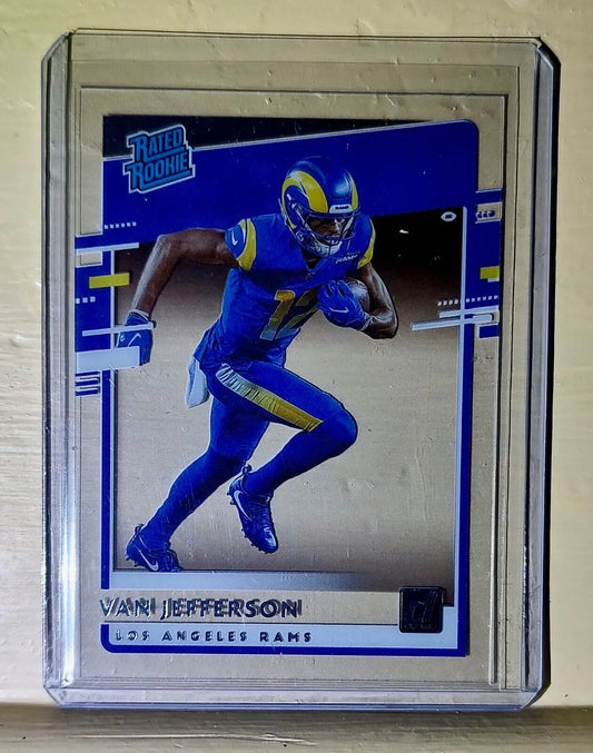 Van Jefferson 2020 Panini Chronicles Donruss NFL Rated Rookie Clearly RR-VJ Card - Football Card Single