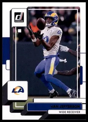 Van Jefferson 2022 Donruss #13 Los Angeles Rams - Football Card Single
