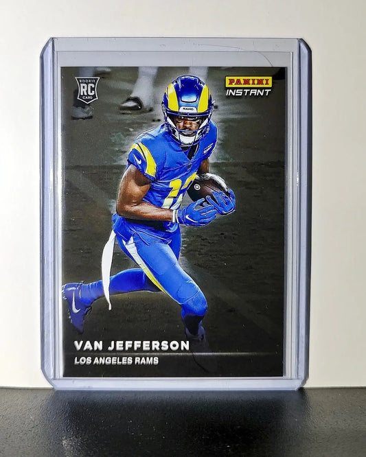 Van Jefferson Rookie 2020 Panini NFL #32 Rookie Spotlight Card Los Angeles Rams - Football Card Single