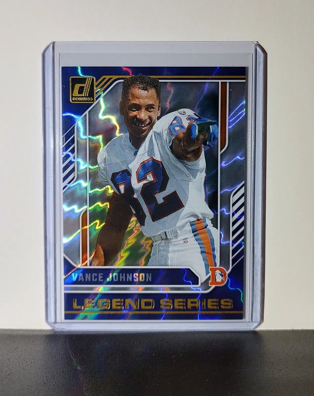Vance Johnson 2024 Panini Donruss NFL #18 Legend Series Refractor Card Broncos - Football Card Single