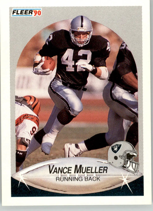 Vance Mueller - 1990 Fleer Update - #U-67 - RC Football - Football Card Single