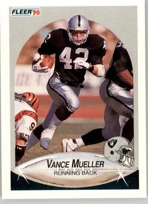 Vance Mueller - 1990 Fleer Update - #U-67 - RC Football - Football Card Single